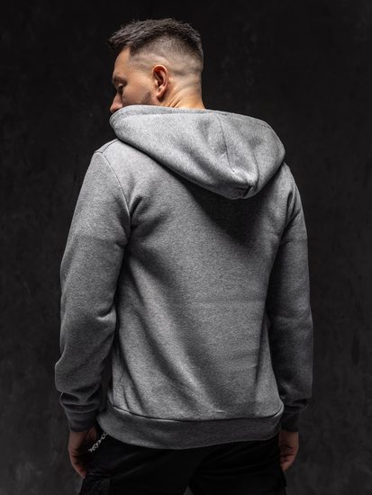 Hanorac cu fermoar gri-inchis Bolf HW2787A1