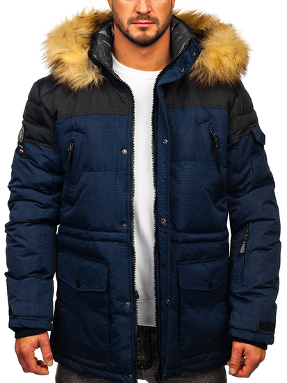 Geacă de ski sport bleumarin Bolf 6400