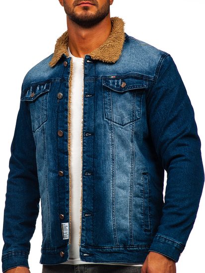 Geacă de blugi bleumarin Bolf MJ520BS