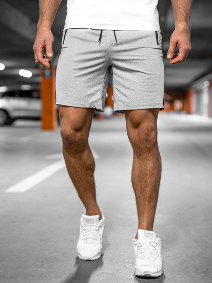 Pantaloni de trening gri pentru bărbați Bolf 68006A