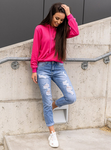 Hanorac fucsia dame Bolf W02B