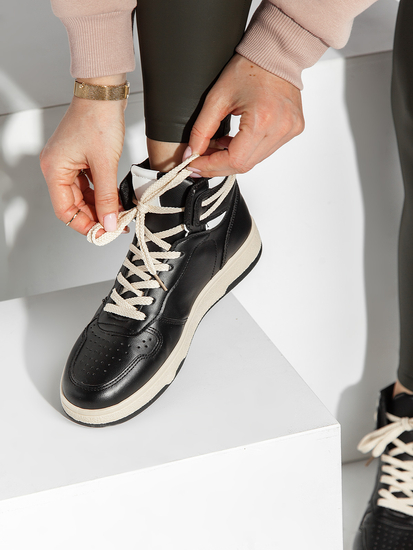 Pantofi negri de damă adidași Bolf YD650