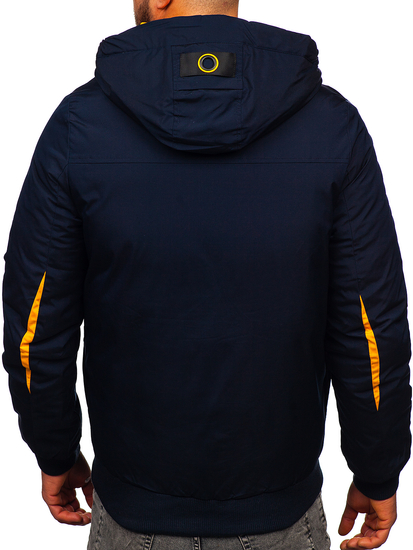 Geacă de iarnă bleumarin Bolf 27M8100