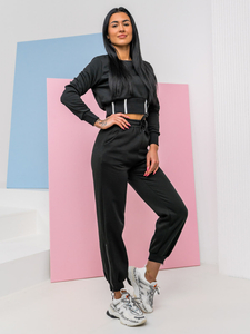 Compleu de training negri oversize dame Bolf 8C78