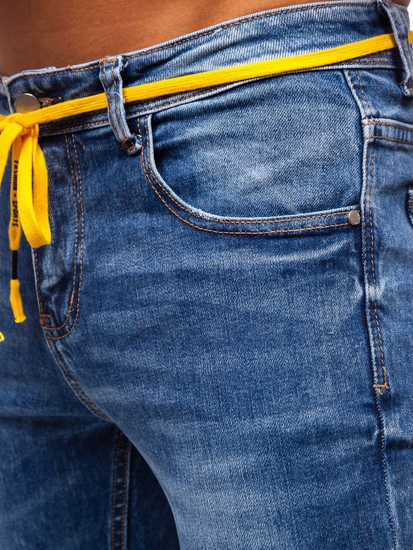Blugi bleumarin skinny fit Bolf KX565