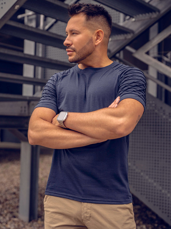 Tricou bleumarin Bolf 8T88A