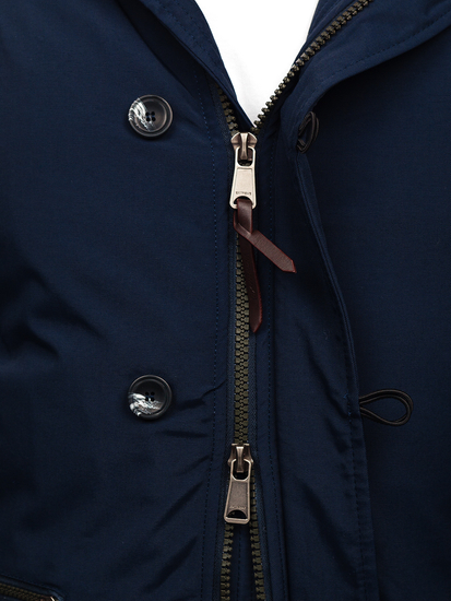 Geaca de iarnă parka pentru bărbat bluemarin Bolf 1795