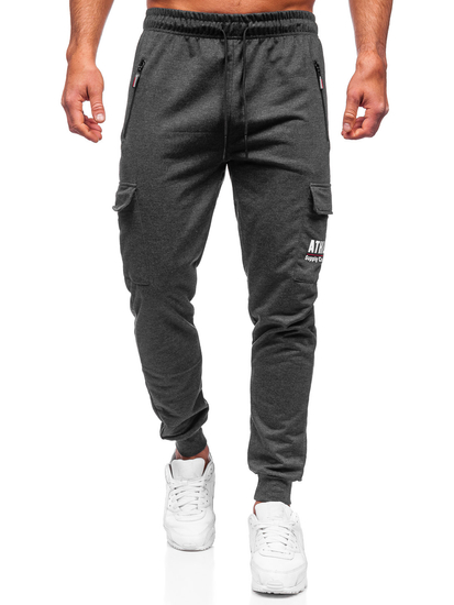 Pantaloni joggers cargo grafit Bolf JX5061