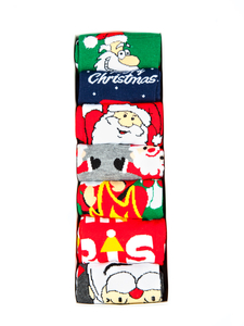 Șosete de Crăciun multicolor-1 Bolf M898-7P-1 7 PACK