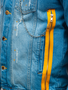 Geacă de blugi albastră Bolf 3-4