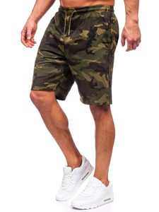 Pantaloni scurți de trening army kaki Bolf 8K283