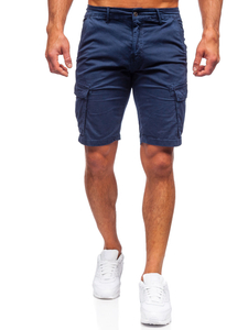 Pantaloni scurți cargo bleumarin Bolf YF2222