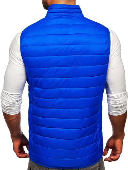 Vestă matlasata bărbati albastră Bolf LY32