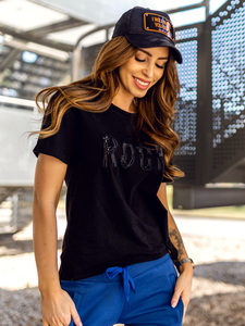 Pantaloni de trening dame albastri Bolf CK-01