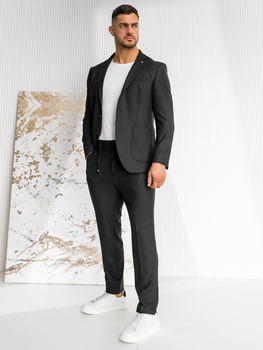 Costum negru Bolf 01