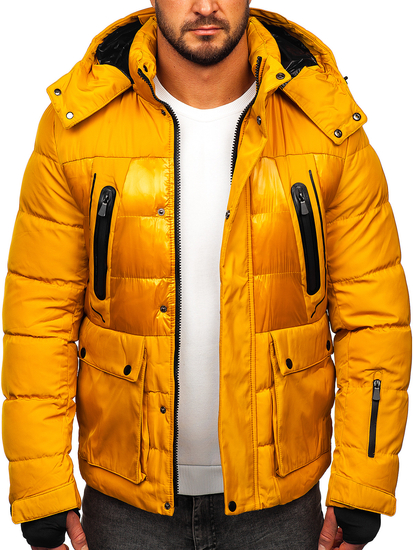 Geacă de iarnă camel matlasată Bolf 99527