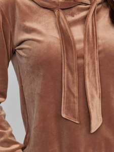 Compleu de trening catifea maro dame Bolf 643