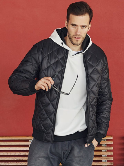 Geacă bomber bărbați negru Bolf AK76-A