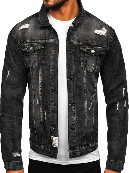 Geacă de blugi neagră Bolf MJ507N