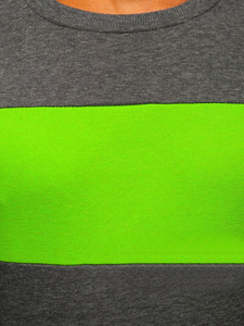 Bluză grafit-verde bărbați Bolf 2021