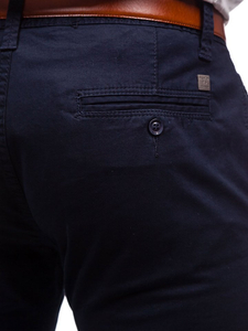 Pantaloni chinos bleumarin Bolf KA6807-11