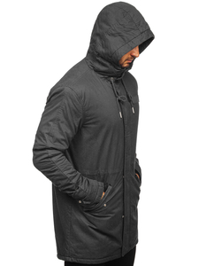 Geacă de iarnă parka grafit Bolf EX838