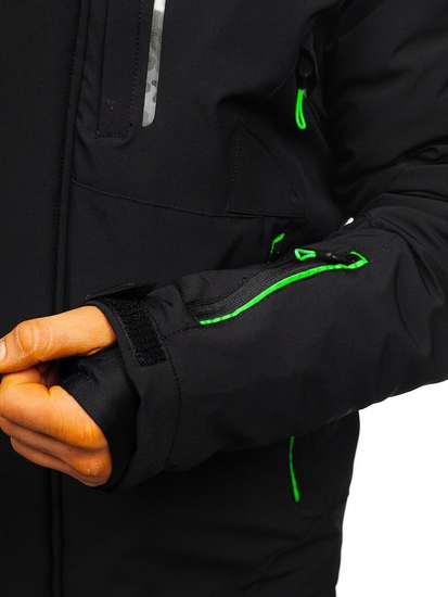 Geacă ski bărbați neagră-verde Bolf 1910