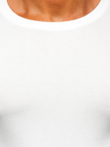 Pulover alb Bolf MMB602