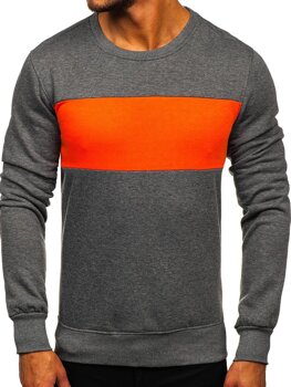 Bluză grafit-portocaliu bărbați Bolf 2021