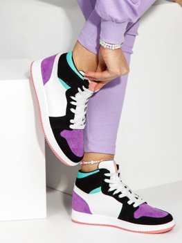 Încălțăminte sneakers violet dame Bolf TMH294