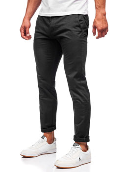 Pantaloni chinos negri Bolf KA6807-13