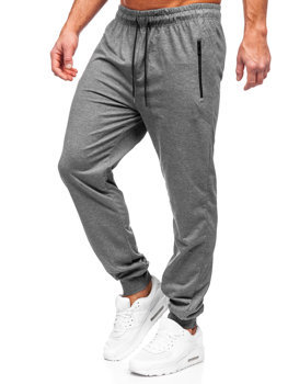 Pantaloni de trening joggers gri-antracit Bolf JX6105