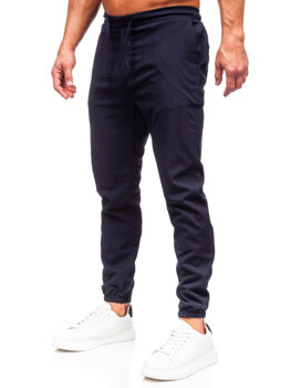 Pantaloni joggers albastru-cerneală Bolf 0065