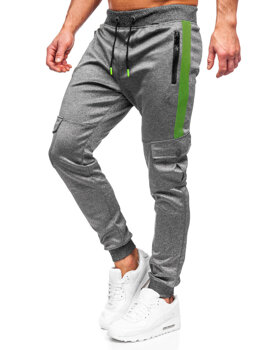 Pantaloni joggers cargo grafit Bolf K10283