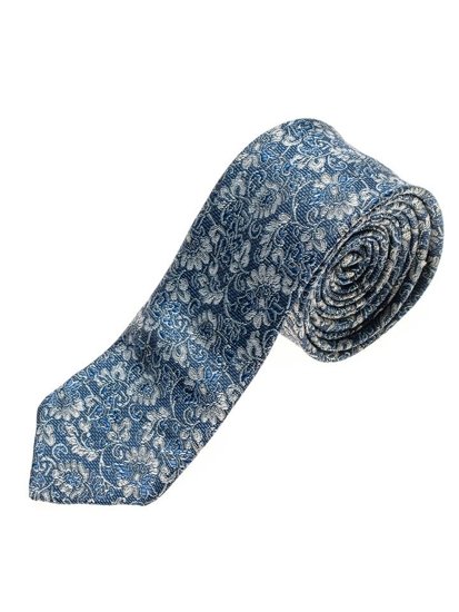 Cravată elegantă bărbați albastru Bolf K101
