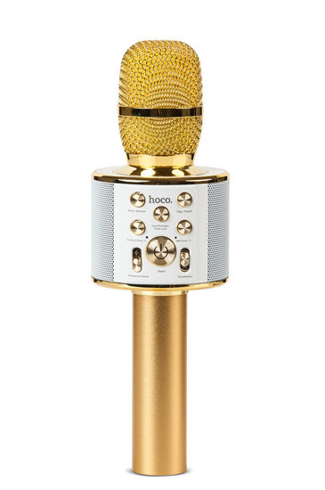 Microfon auriu karaoke bluetooth BK3