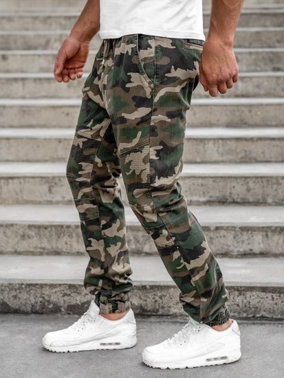 Pantaloni army joggers kaki bărbați Bolf RB8213XT