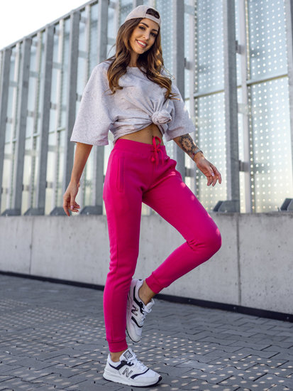 Pantaloni de trening dame roz Bolf CK-01-19