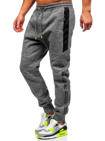 Pantaloni groși joggers grafit Bolf TC984