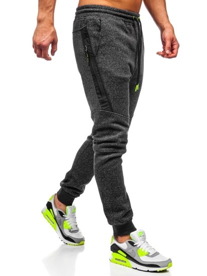 Pantaloni groși joggers gri-verde Bolf Q3778