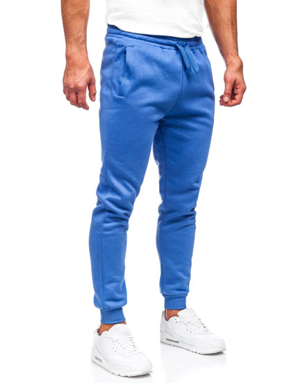 Pantaloni joggers albaștri Bolf CK01