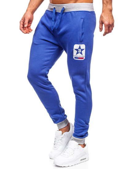Pantaloni joggers albaștri Bolf K10001