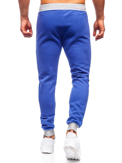 Pantaloni joggers albaștri Bolf K10001