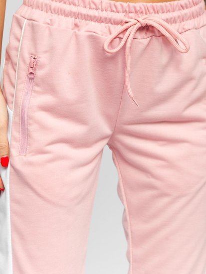 Pantaloni roz de training dame Bolf HW2035