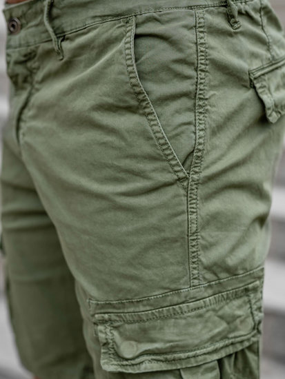 Pantaloni  scurți cargo verzi Bolf YF2221