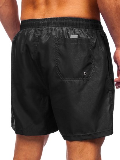 Pantaloni scurți de baie negri Bolf YW02002