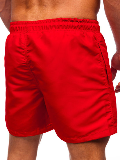 Pantaloni scurți de baie roșii Bolf 7729