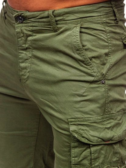 Pantaloni scurți de training cargo verzi Bolf XX160086