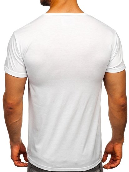 Tricou cu imprimeu alb Bolf KS2037