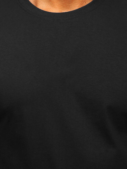 Tricou din bumbac negru Bolf 192397